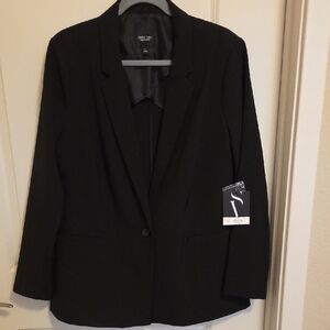 Simply Vera Vera Wang Classic Black Blazer